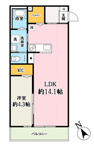 キャメル越谷3の間取り