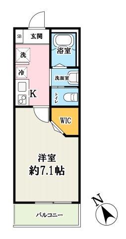 キャメル越谷3の間取り