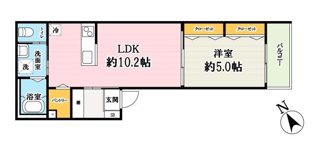 キャメル越谷3の間取り