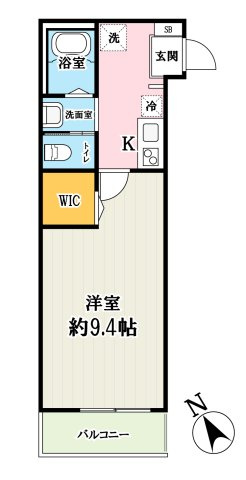 キャメル越谷3の間取り