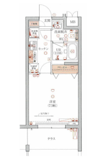 【間取り】 | Rising place 松戸