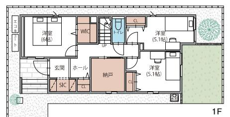 さいたま市北区宮原町２丁目の新築一戸建の間取り
