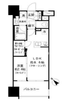 パークリュクス博多駅前 の間取り