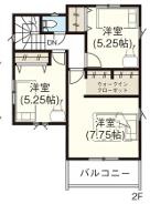 さいたま市北区奈良町の新築一戸建の間取り