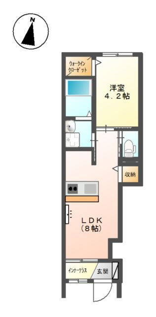 桜花の間取り