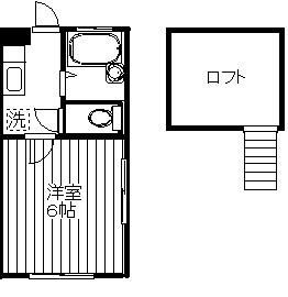 【間取り】 | ロッシェル南台1
