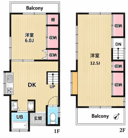 朝霞市幸町２丁目戸建の間取り