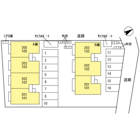 ガーラ　Ａの区画図