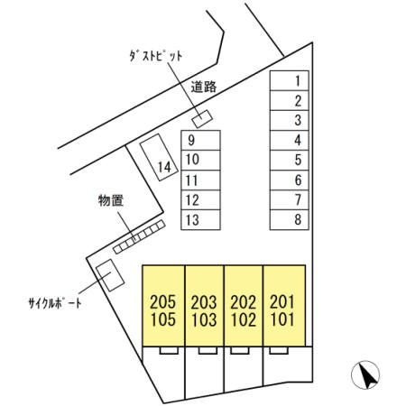 Vario vita(ヴァリオ ヴィータ)の区画図