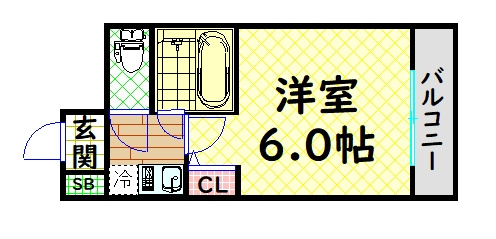 【間取り】 | シャルマンフジ堺東壱番館