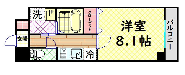 【間取り】 | VIVACE三国ヶ丘