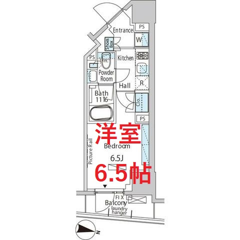 【間取り】 | バウスフラッツ品川キャナルサイド