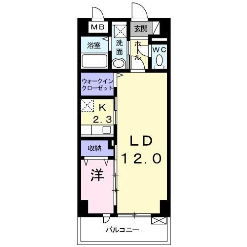 ラ・ソレイユの間取り|間取りです。