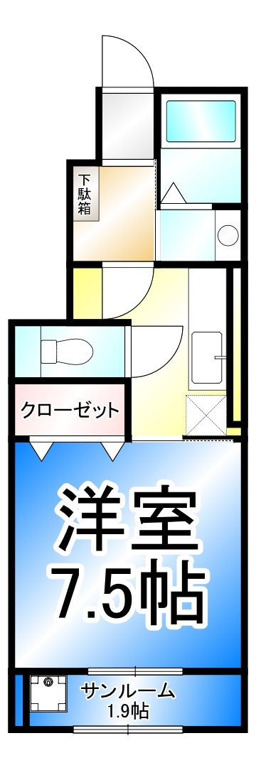 ステイブル　Ⅱの間取り