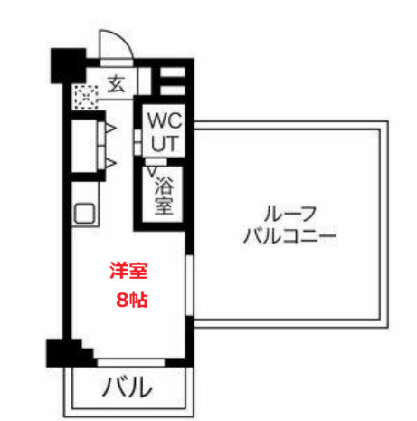 【間取り】 | クラリッサ川崎EAST | お部屋の間取りです。