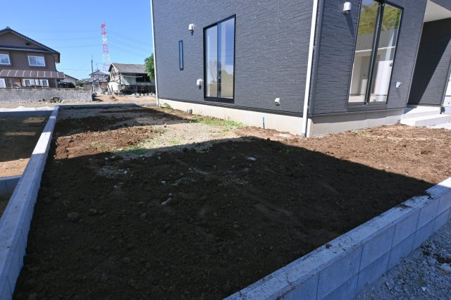 【庭】 | 太田市新田上江田町第1　クレイドルガーデン | お休みの日は家族でBBQや家庭菜園を楽しむのもいいですね♪