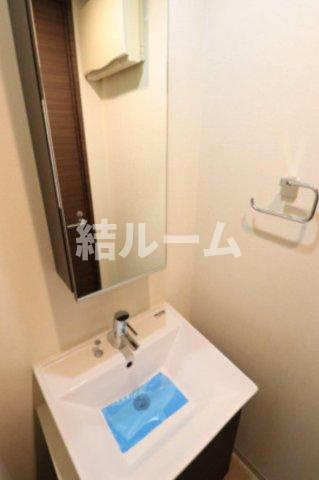 板橋区本町の賃貸マンションの洗面所