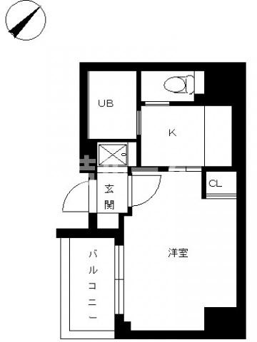 豊島区東池袋２丁目の賃貸マンションの間取り