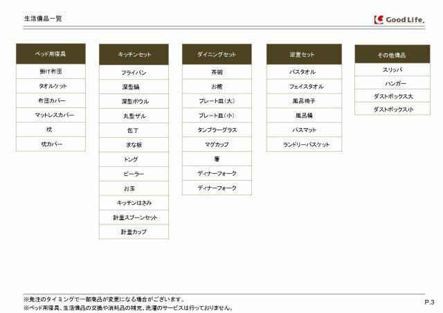 ファーニッシュド・アパートメントマンション月島４（東京エリア）のその他