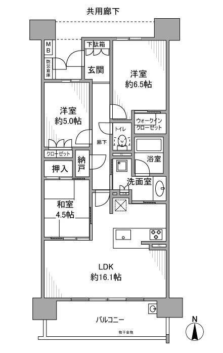 グランフォーリア高蔵寺の間取り