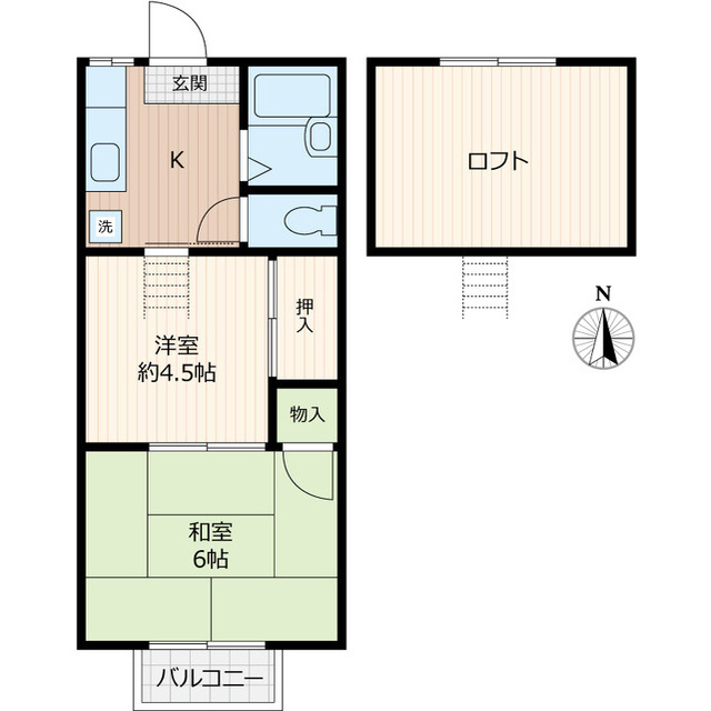 ドミールＫの間取り
