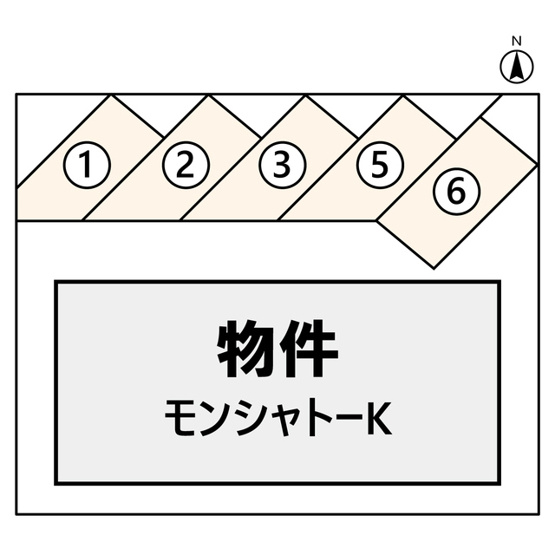 【間取り】 | モンシャトーＫ駐車場