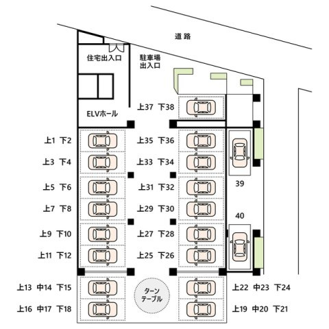 【間取り】 | フォレストフローラ駐車場