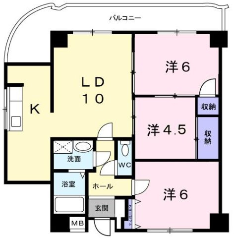 【間取り】 | アインスブルグ巽東