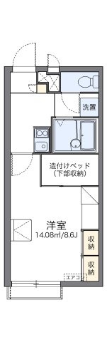 【間取り】 | レオパレスソレイル横田Ⅱ