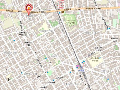 ベルエポック中央林間の地図
