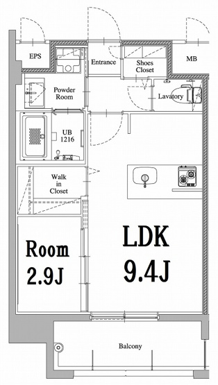 【間取り】 | エンクレスト天神LARK