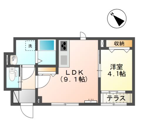 エクセレント上福岡の間取り