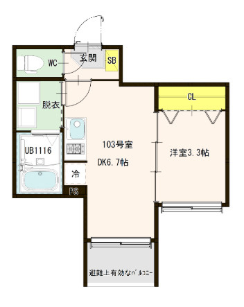 【間取り】 | ハーモニーテラス堀切Ⅶ