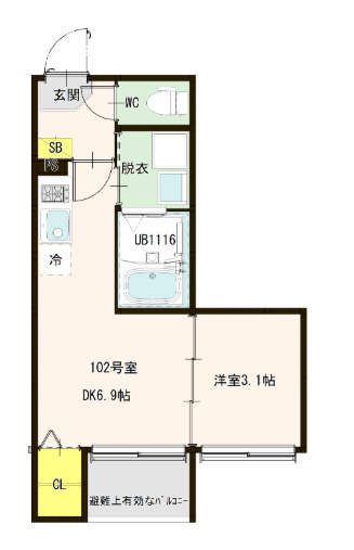 【間取り】 | ハーモニーテラス堀切Ⅶ