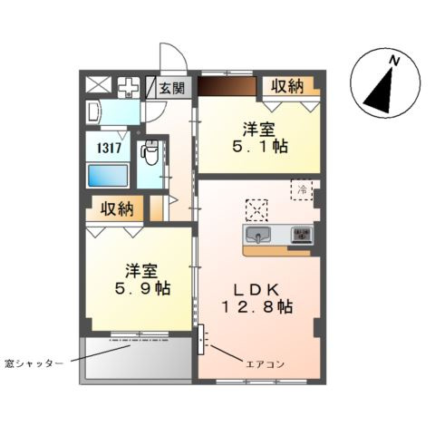 ベリッシマの間取り