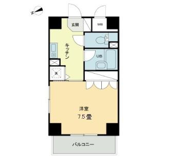 コート新橋の間取り