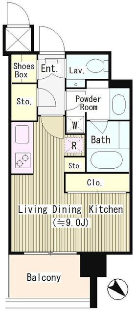 ＴＨＥ　ＲＯＰＰＯＮＧＩ　ＴＯＫＹＯ　ＣＬＵＢ　ＲＥＳＩＤＥＮＣＥの間取り