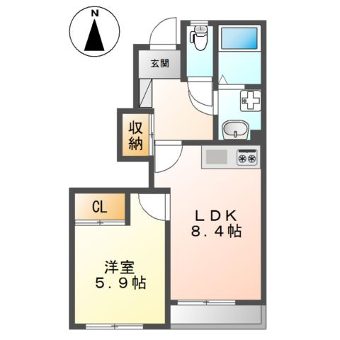エスポワールの間取り