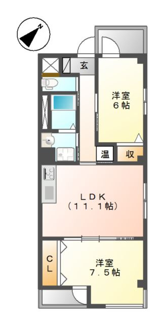 カトレアの間取り