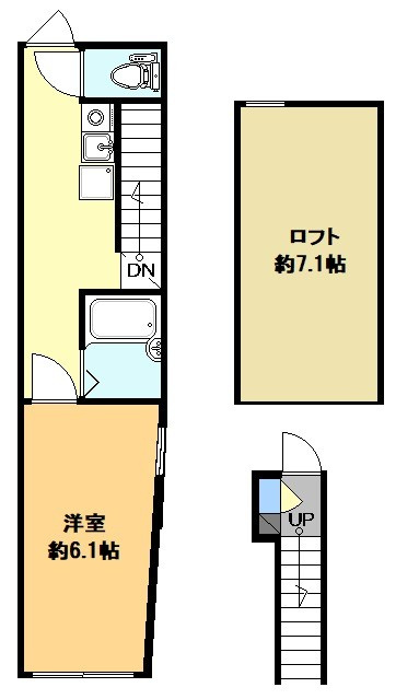 大田区上池台５丁目のアパートの間取り