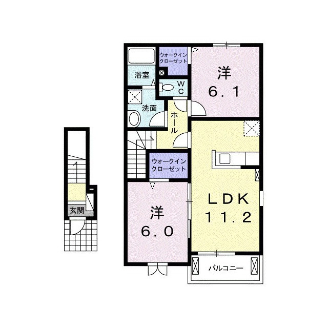 サンブライトⅠの間取り