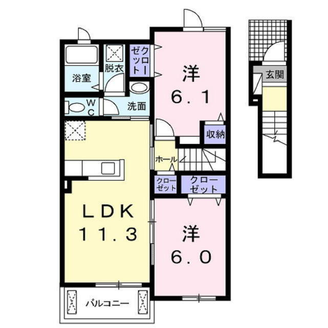 ブリッサ　ノースの間取り
