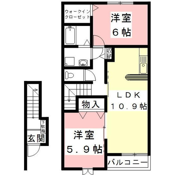 グランソレイユⅠの間取り