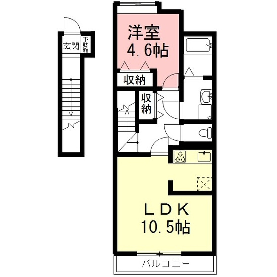 リヴェール桜の間取り