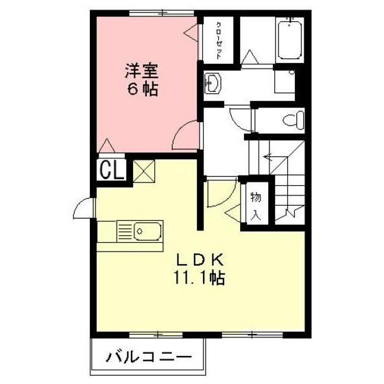 Ｐｌａｃｅ　Ｍｏａｔの間取り