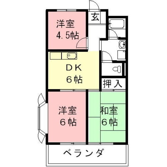 ジラソーレの間取り