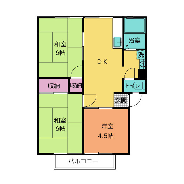ファミール江川　Ｂの間取り