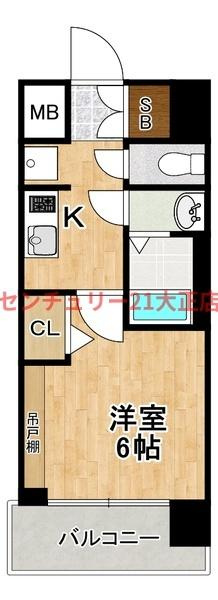 プレサンス大正エミナンスの間取り