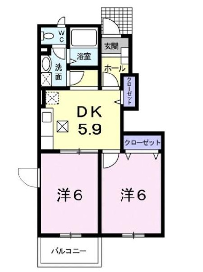 【間取り】 | ウエストサンＡ