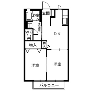【間取り】 | フィオーレ湖山 | 間取り